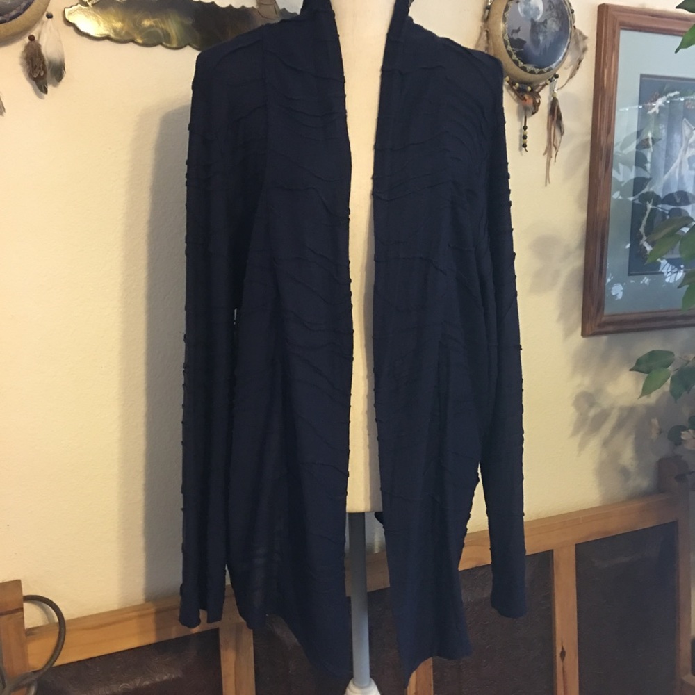 George Simonton light textured open front jacket